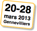 20-28
mars 2013
Gennevilliers