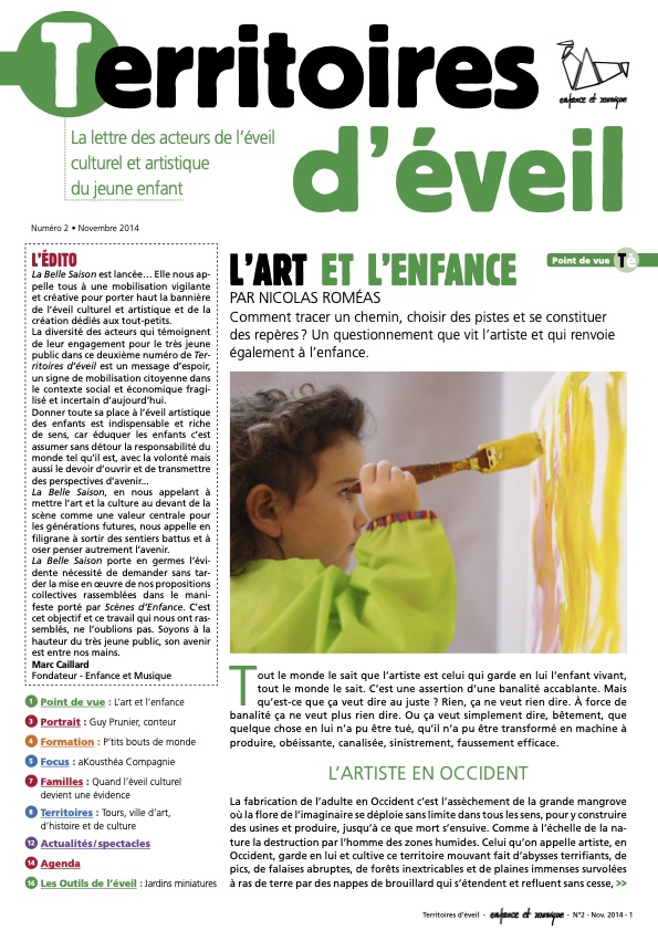 Couverture Territoires d&rsquo;éveil n°2
