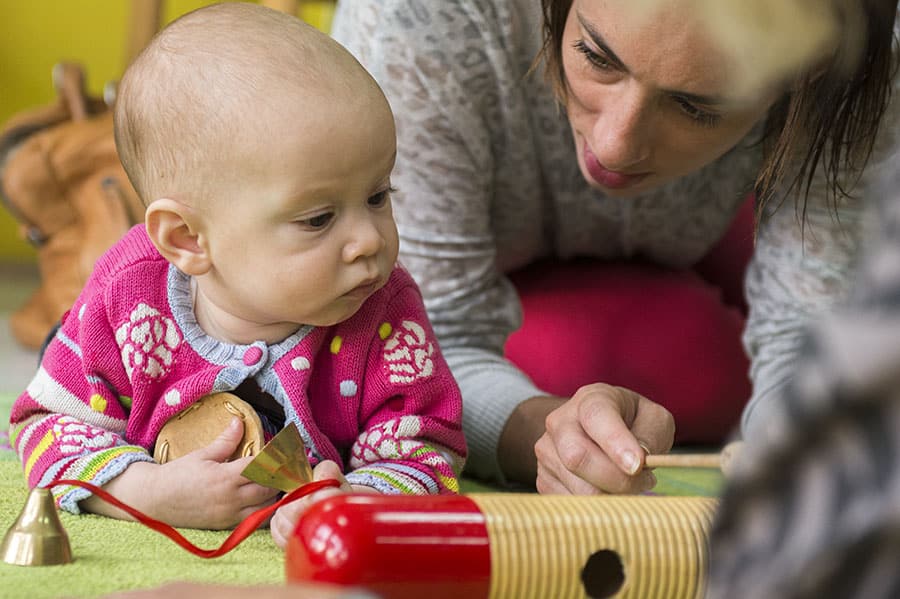 Les sons et la musique, activités pour enfants de 0 à 36 mois