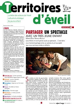 Territoires d'éveil 4 Couverture Territoires d'éveil 4