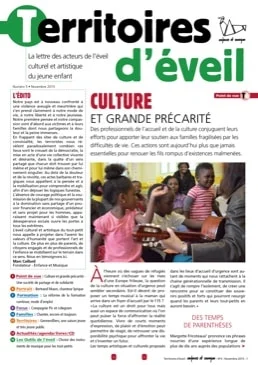 Couverture Territoires d'éveil 5