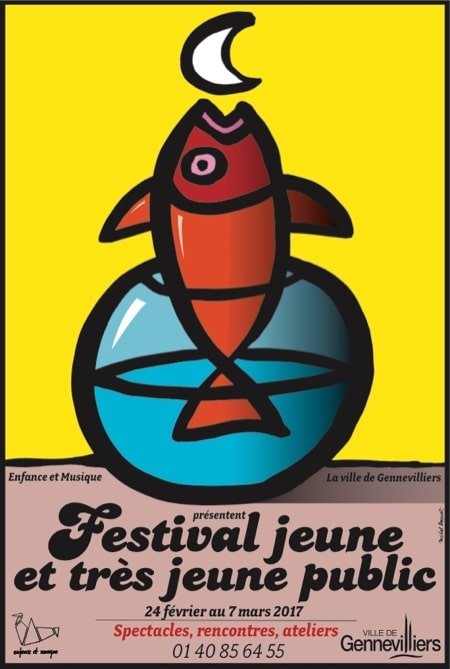 Affiche Festival jeune et très jeune public 2017