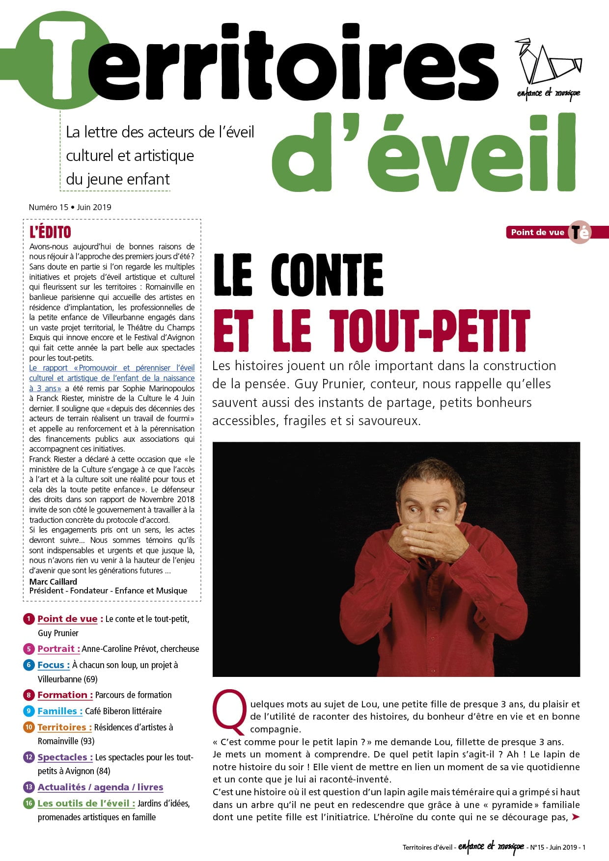 Couverture Territoires d’éveil n°15