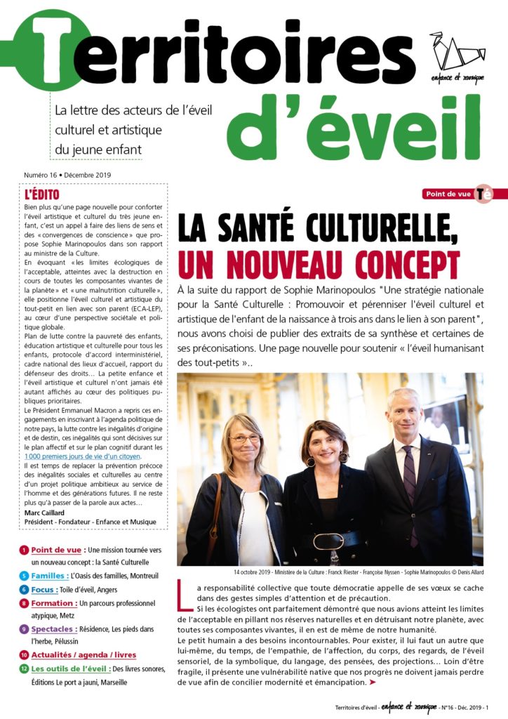 Couverture Territoires d'éveil 16