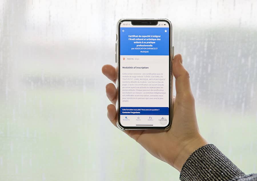 Application Mon Compte Formation Smartphone