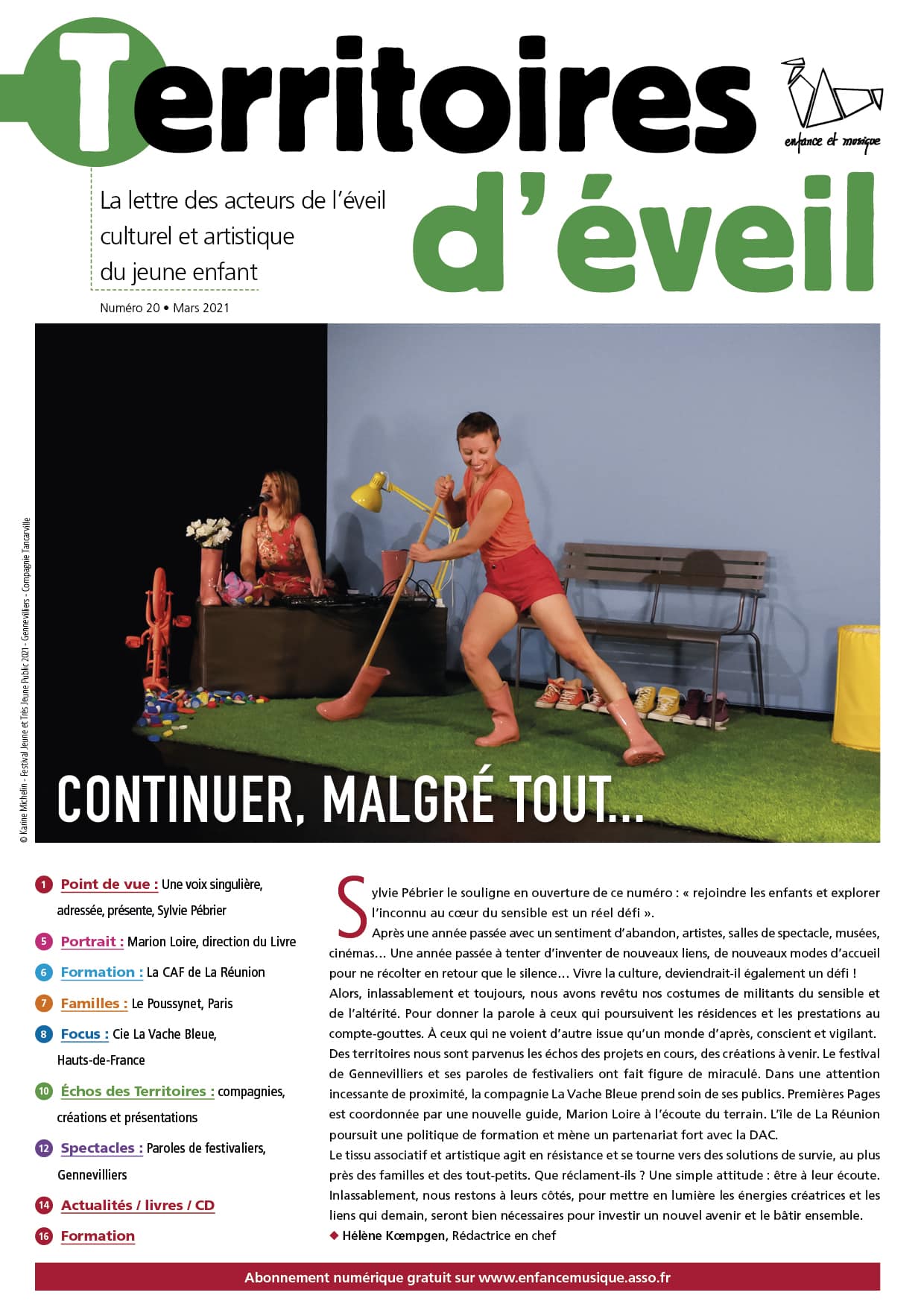 Couverture Territoires d&rsquo;éveil n°20