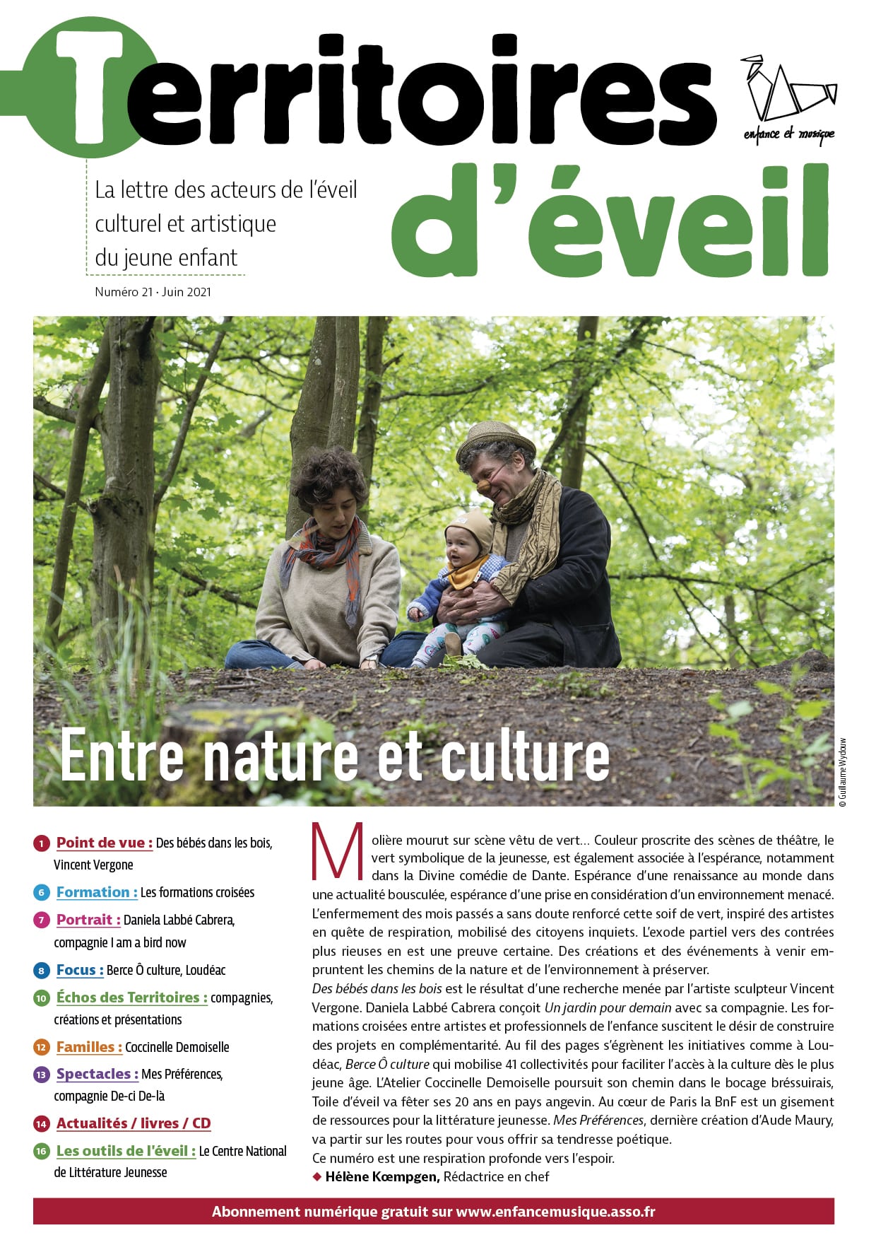 Couverture Territoires d&rsquo;éveil n°21